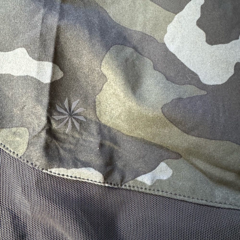 NWT Athleta Camo Printed Mesh Racer Run Short 4" Plus Size 3X Recycled Poly - Picture 8 of 14